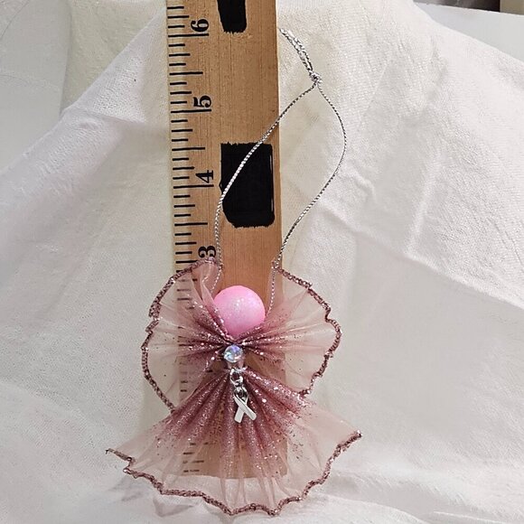Breast Cancer Awareness Angel Ornament - Picture 2 of 5